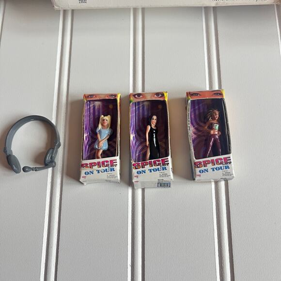 Spice Girls On Tour Mini Dolls & Empty Boxes Galoob 1998 Vintage - Picture 2 of 16
